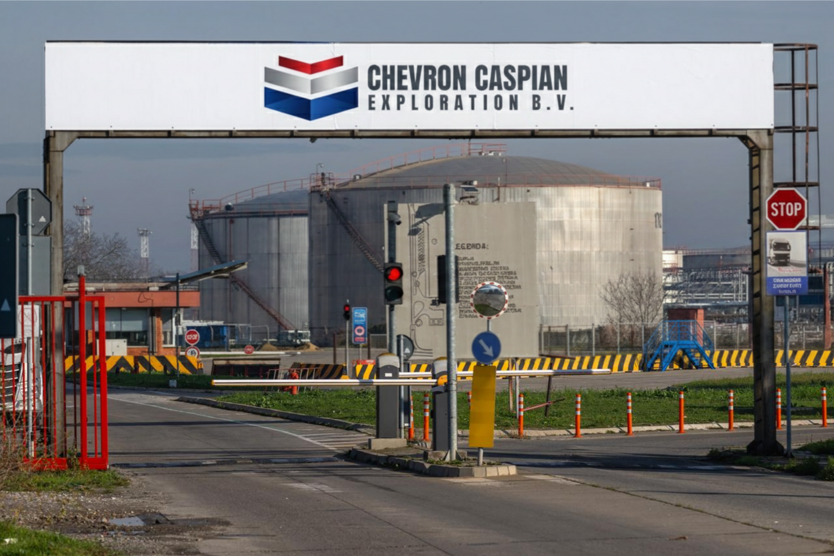 Chevron Caspian operations in the Caspian Sea